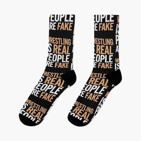 Item preview, Wrestling Is Real People Are Fake designed and sold by Redgiant87x.