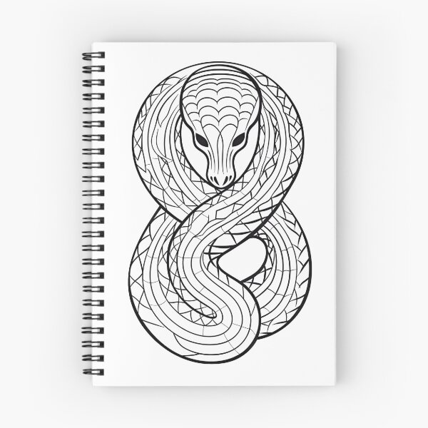 Item preview, Snake Coloring Page Pattern  designed and sold by DavidColoring.