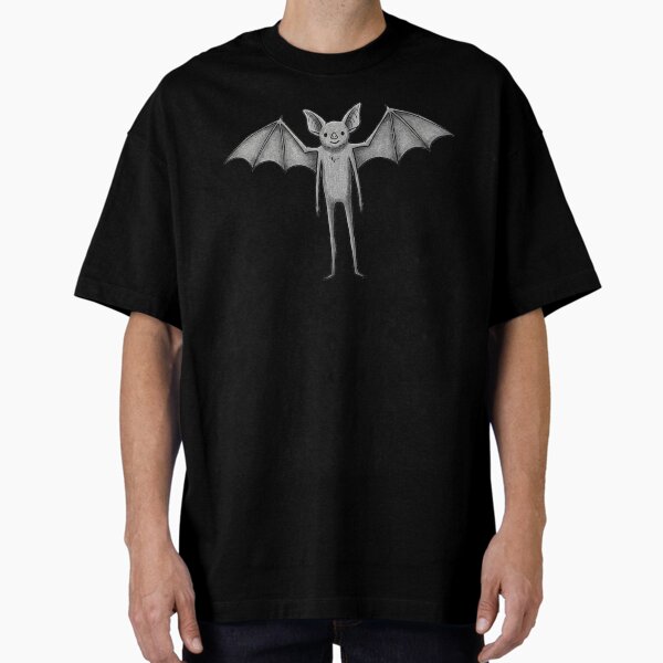 Item preview, Manbat | Whimsical Hand-Drawn Bat Illustration Kids T-Shirt - Unique and Cute Animal Design for Children's Apparel and Gifts designed and sold by Space Hyenas.