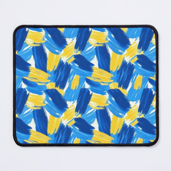 Item preview, Expressive Blend of Blue and Yellow Shades designed and sold by MidArtForge.