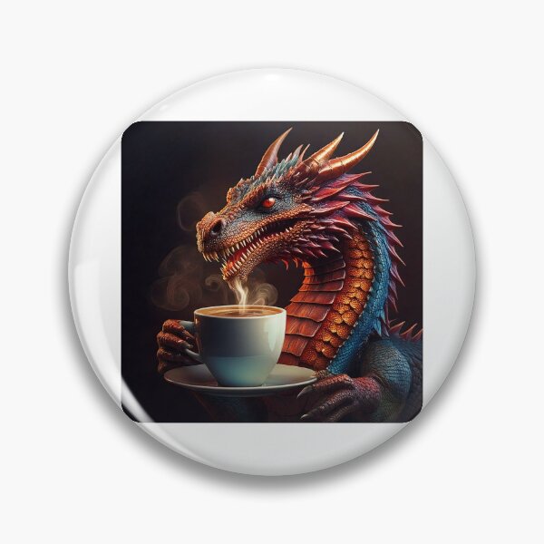 Item preview, Mornings Are for Coffee and Dragons designed and sold by Redfiredragon.