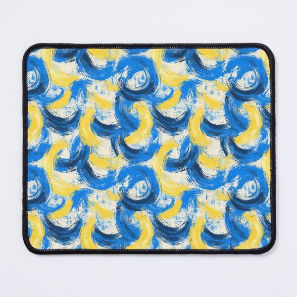 Item preview, Expressive Blend of Blue and Yellow Shades designed and sold by MidArtForge.