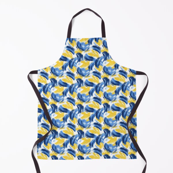 Item preview, Expressive Blend of Blue and Yellow Shades designed and sold by MidArtForge.