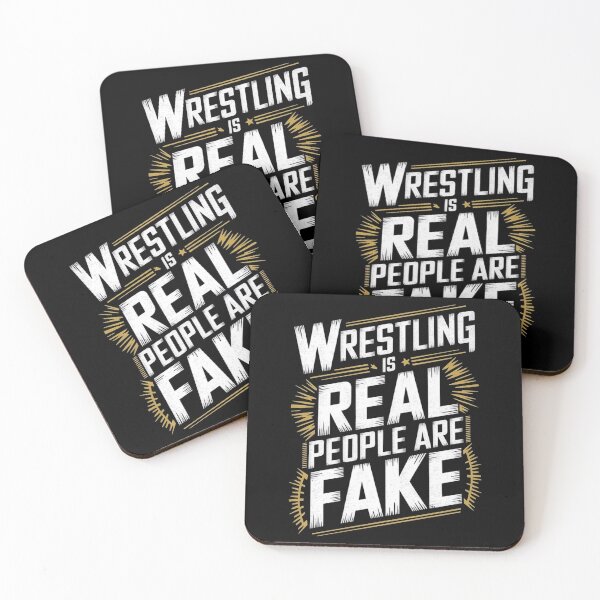 Item preview, Wrestling Is Real People Are Fake designed and sold by Redgiant87x.