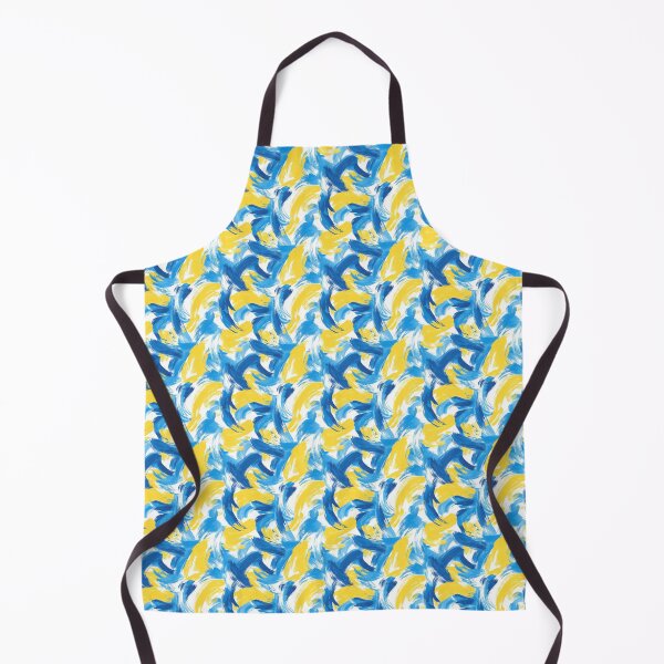 Item preview, Expressive Blend of Blue and Yellow Shades designed and sold by MidArtForge.