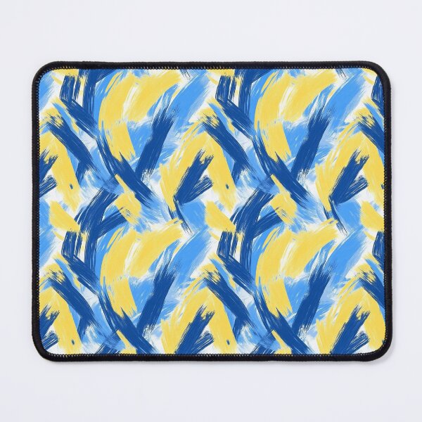 Item preview, Expressive Blend of Blue and Yellow Shades designed and sold by MidArtForge.
