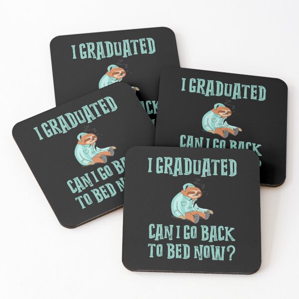 Item preview, I Graduated Can I go back to bed now? designed and sold by 87-Aesthetics.