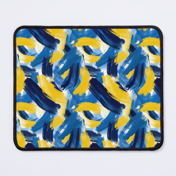 Item preview, Expressive Blend of Blue and Yellow Shades designed and sold by MidArtForge.