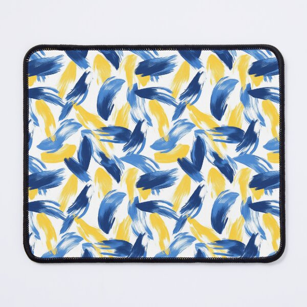 Item preview, Expressive Blend of Blue and Yellow Shades designed and sold by MidArtForge.