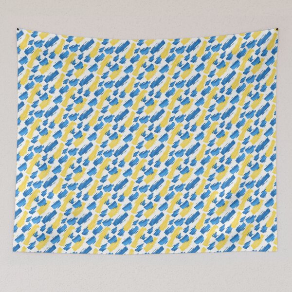 Item preview, Expressive Blend of Blue and Yellow Shades designed and sold by MidArtForge.