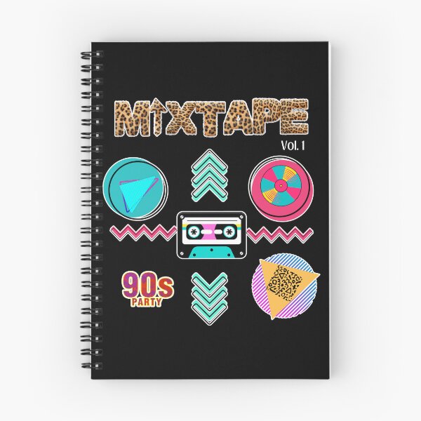 Item preview, Throwback Nostalgia 90 Neon Party Casette Tape CD  designed and sold by JediKittenWars.