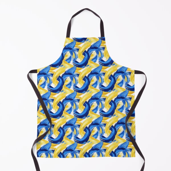 Item preview, Expressive Blend of Blue and Yellow Shades designed and sold by MidArtForge.