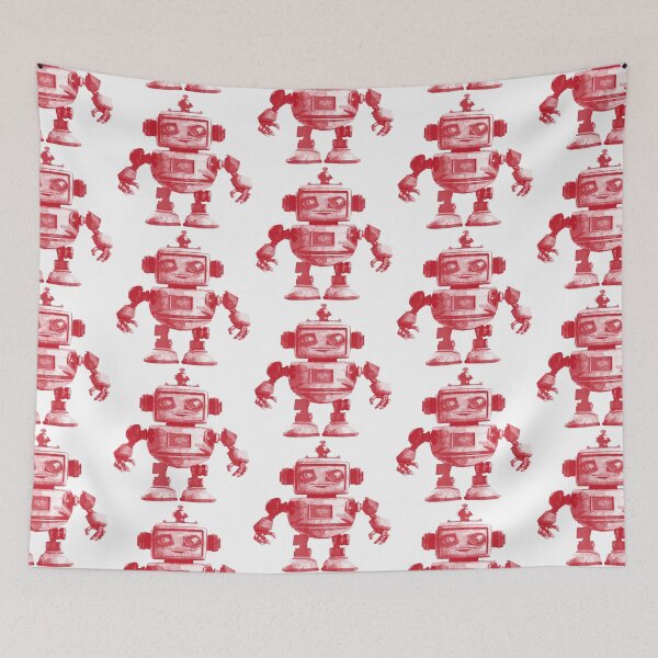 Item preview, Retro Toy Robot designed and sold by kinpirks.