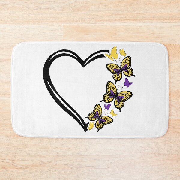Item preview, Intersex Pride Flying Butterfly Heart  designed and sold by QueenS-Gallery.
