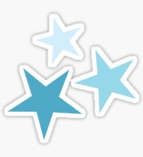 Pegatina Estrella en Teal