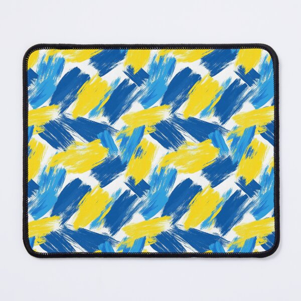Item preview, Expressive Blend of Blue and Yellow Shades designed and sold by MidArtForge.
