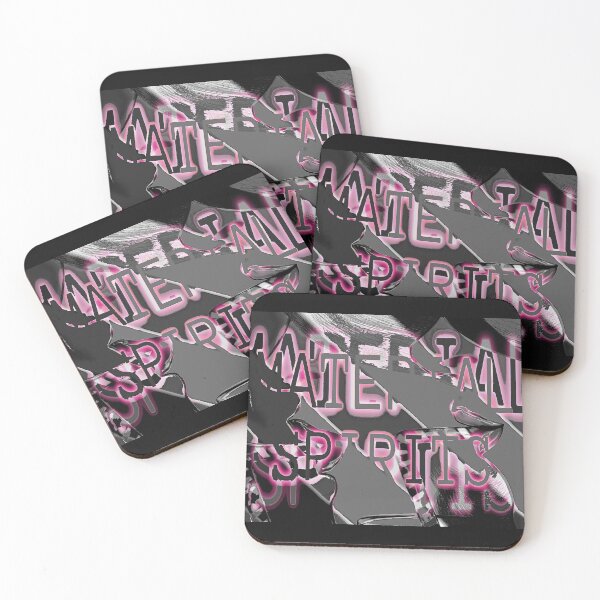 Item preview, Material spirits - chromium pink dark ladies with drinks  designed and sold by kanakeen.