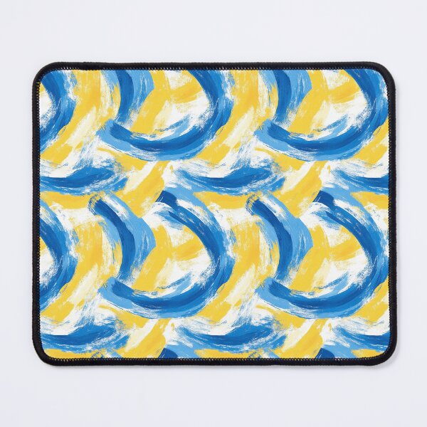 Item preview, Expressive Blend of Blue and Yellow Shades designed and sold by MidArtForge.