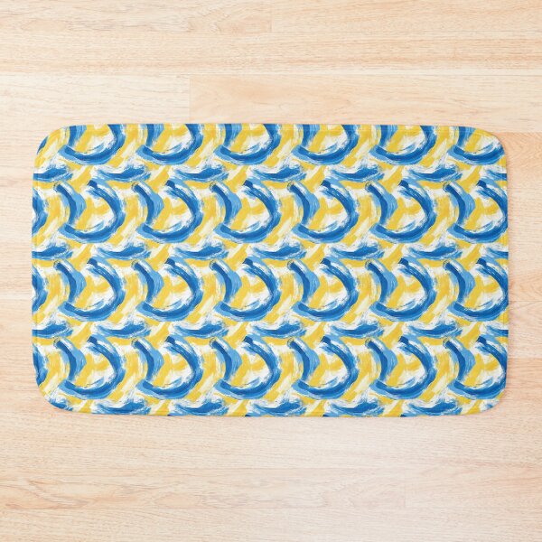 Item preview, Expressive Blend of Blue and Yellow Shades designed and sold by MidArtForge.