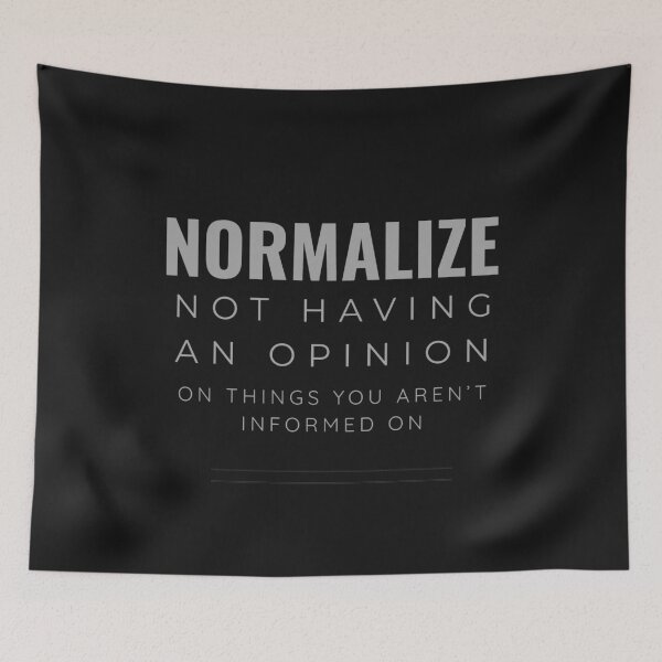 Item preview, The Power of Informed Opinions - Black designed and sold by PsyFlow35.