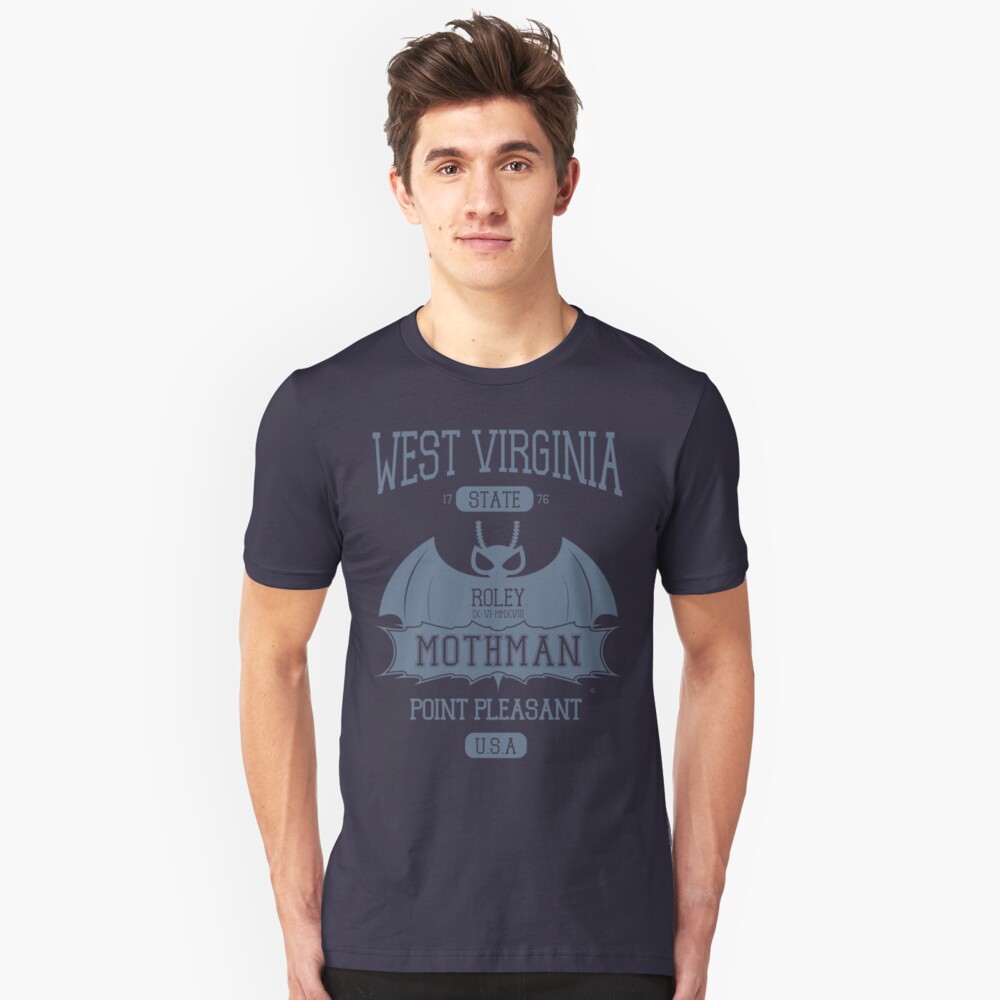 Mothman West Virginia Slim Fit T-Shirt