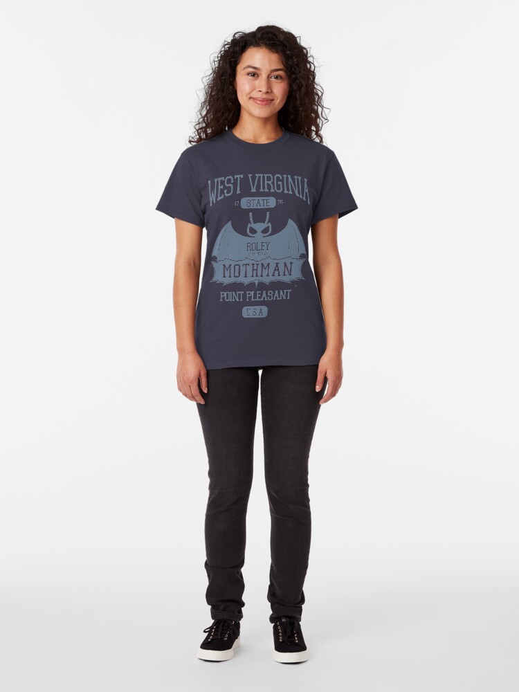 Alternate view of Mothman West Virginia Classic T-Shirt