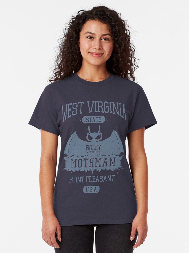 Alternate view of Mothman West Virginia Classic T-Shirt