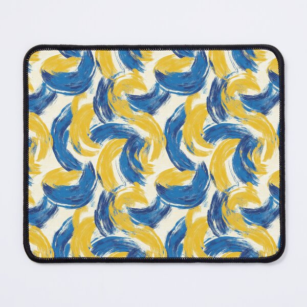 Item preview, Expressive Blend of Blue and Yellow Shades designed and sold by MidArtForge.