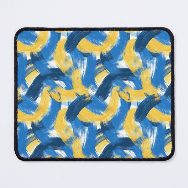 Item preview, Expressive Blend of Blue and Yellow Shades designed and sold by MidArtForge.