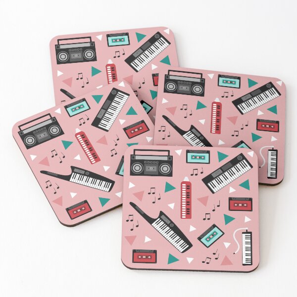 Item preview, Retro music pattern designed and sold by MarleinWinter.