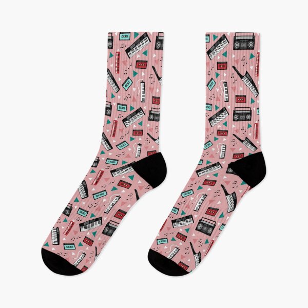 Item preview, Retro music pattern designed and sold by MarleinWinter.