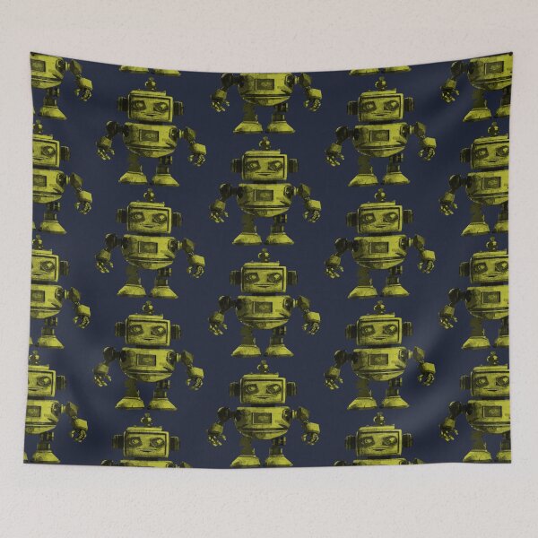 Item preview, Retro Toy Robot designed and sold by kinpirks.