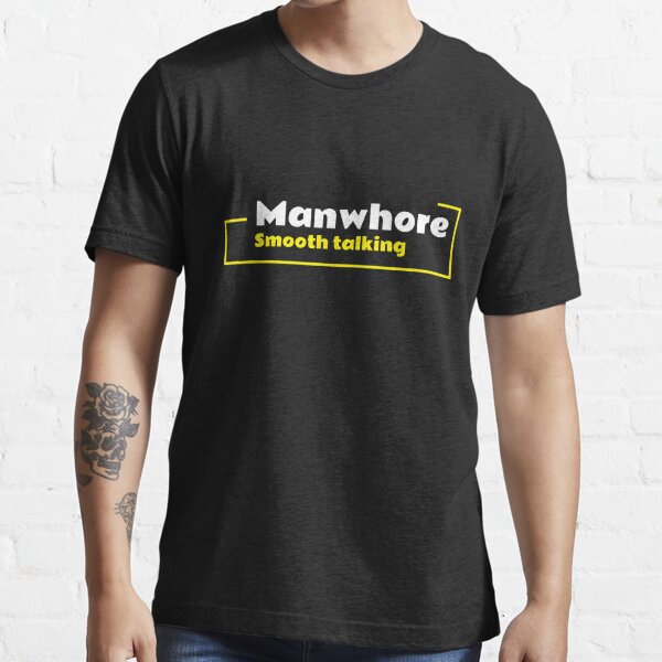 Fun Man Whore Shirt Man Whore Tee Manwhore Shirt Funny Man Shirt Man Whore T Shirt
