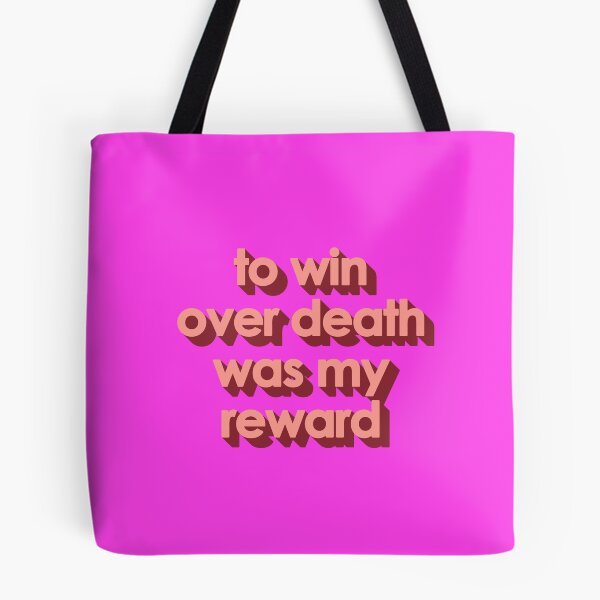 Item preview, TO WIN OVER DEATH WAS MY REWARD designed and sold by The Turbulent Architect.