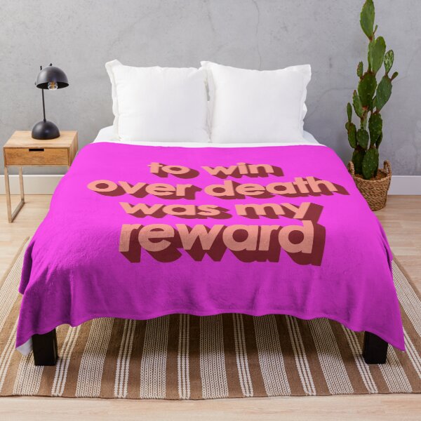 Item preview, TO WIN OVER DEATH WAS MY REWARD designed and sold by The Turbulent Architect.