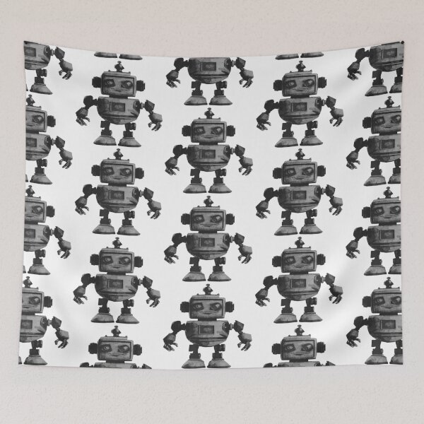 Item preview, Retro Toy Robot designed and sold by kinpirks.