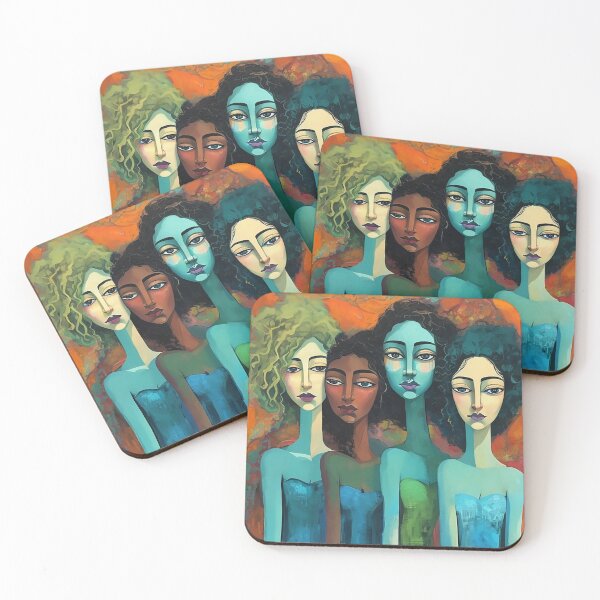 Item preview, four friends designed and sold by SpaceArteSou.