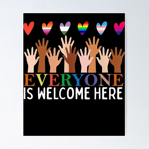 Item preview, Everyone Is Welcome Here Idaho Teacher Kid designed and sold by Galactic-Sketch.