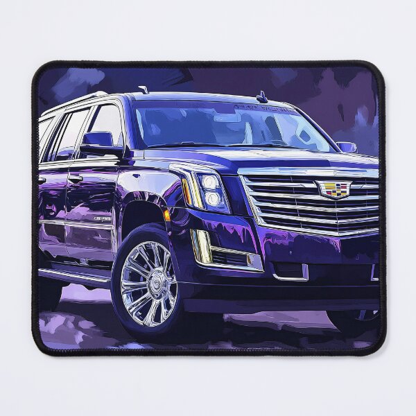 Item preview, "Blue Cadillac Escalade – Digital Pop Art Print" III designed and sold by AutoPopStudio.