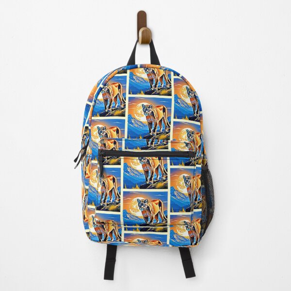 Item preview, Mountain Cougar: Sunset Majesty designed and sold by Health And Fitness Posts e-Store.