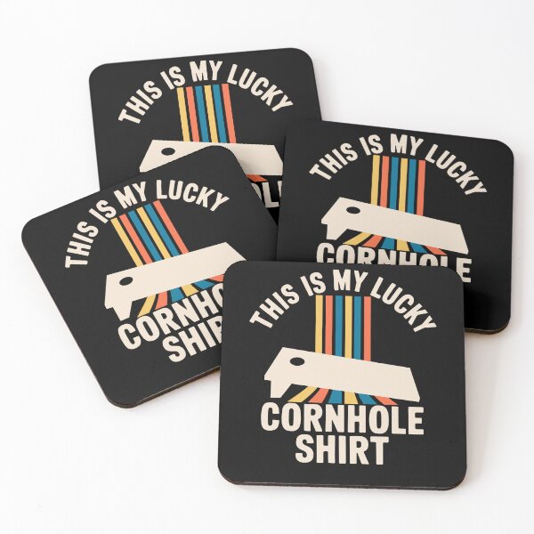 Item preview, This Is My Lucky Cornhole Shirt – Funny Retro Cornhole Design designed and sold by Serbin.
