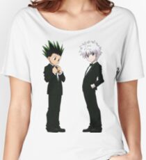 Hunter X Hunter HxH Hunter GON KILLUA IN SUITS ANIMES Women's Relaxed Fit T-Shirt