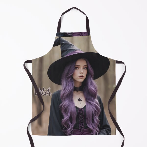 Item preview, Beautiful purple-haired witch designed and sold by caperaerik.