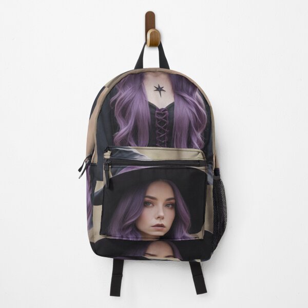 Item preview, Beautiful purple-haired witch designed and sold by caperaerik.