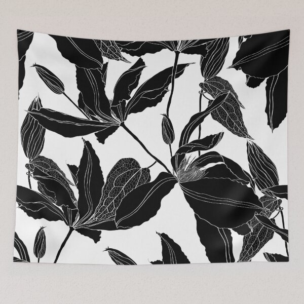 Item preview, Clematis Flowers. Floral Tropical Seamless Pattern. designed and sold by MatyKotiv.