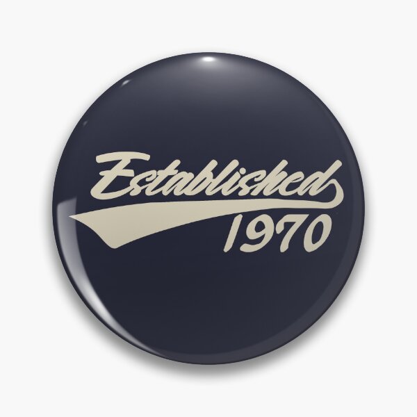Item preview, Established 1970 Cool 55th Birthday Gift Funny Retro Vintage Style 55 Year Old Bday Gifts for Men Women designed and sold by BCNDesign.