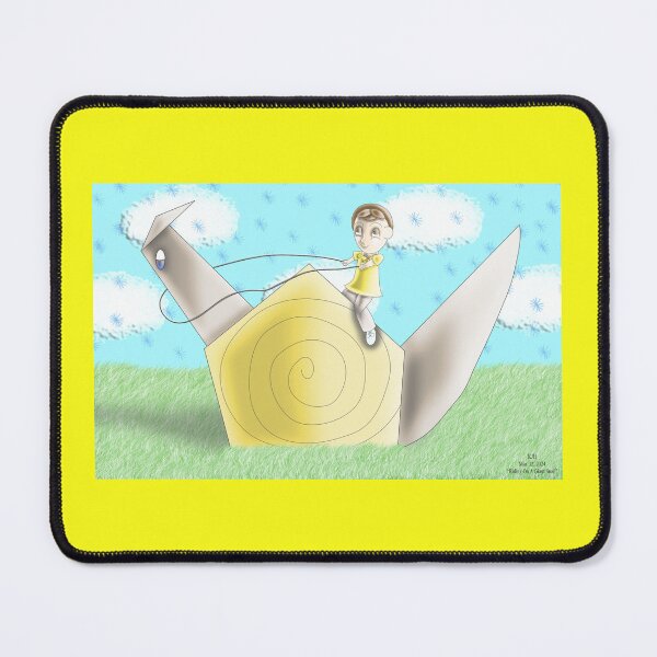 Item preview, Riding On A Giant Snail designed and sold by KJH-Art-Studios.
