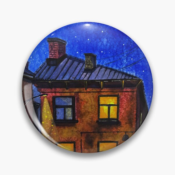 Item preview, Evening Windows | Watercolor Painting designed and sold by Julie Wintertale.