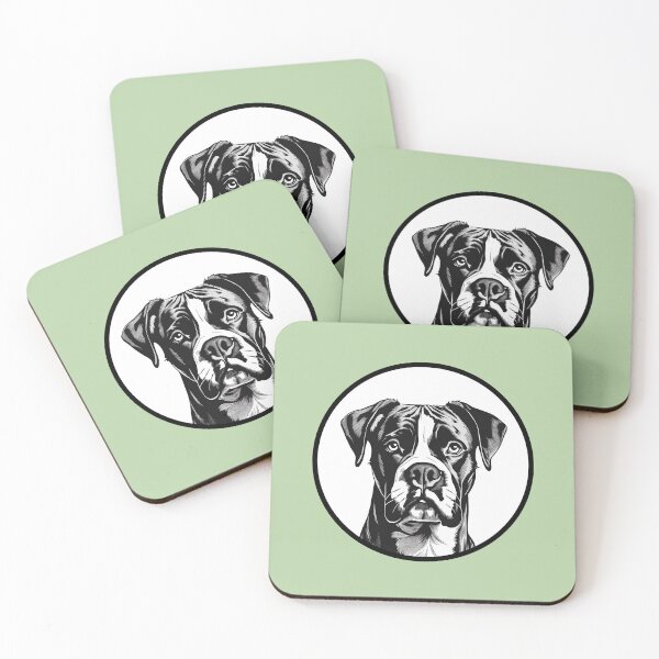 Item preview, Boxer Dog Cameo Portrait designed and sold by Adam Regester.