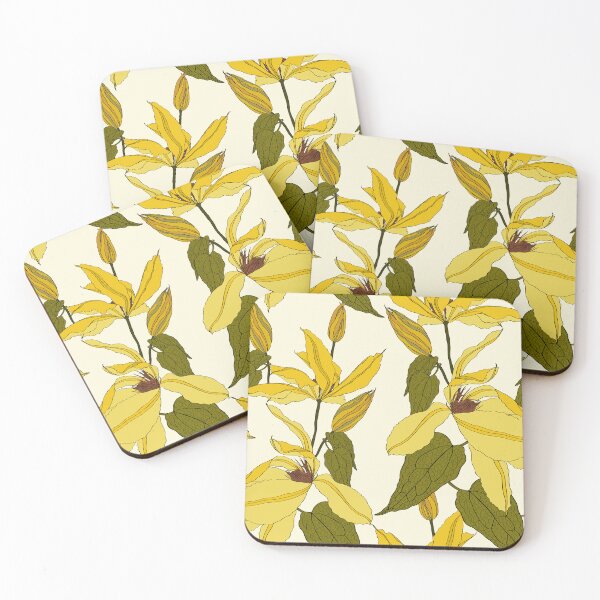 Item preview, Clematis Flowers. Floral Tropical Seamless Pattern. designed and sold by MatyKotiv.